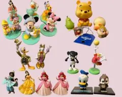 ディズニー　フィギュア21点セット ミッキーマウス　くまのプーさん　プリンセス