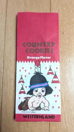 【当時物・超希少】レトロ ディズニーランド クッキー 紙袋 1980年代