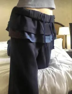 SHEIN レイヤードパンツ