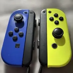 【美品純正完動品】Nintendo Switch ジョイコン 青黄ストラップ①