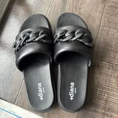 ダイアナ＋diana TOKYO メッシュサンダル　ブラック厚底 ダイアナ＋diana TOKYO メッシュサンダル ブラック厚底 - メルカリ