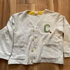 キッズ　サイズ110 コンビミニカーディガン