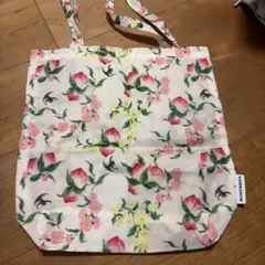 KINOKUNIYA 紀ノ国屋 桃柄 エコバッグ