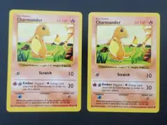 ポケモンカード　ヒトカゲ　英語版　シャドーレス　2枚組