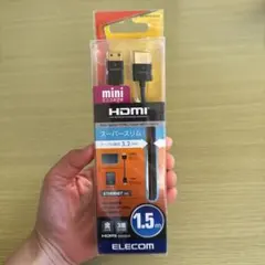 エレコム mini HDMI ケーブル タブレット用 1.5m
