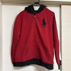 Polo by Ralph Lauren ジップパーカー　ビッグポニー　裏起毛