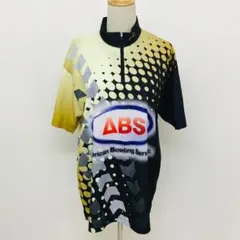 【匿名配送】ABS ボウリングウェア ボウリングシャツ ハーフジップ XLサイズ