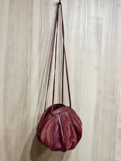 古着/vintage◇スウェード×レザー切替バッグ