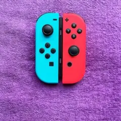 ジョイコンJoy-Con純正 ネオンブルー ネオンレッド セット13J【超美品】