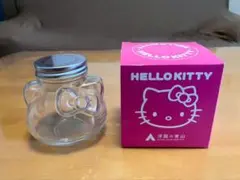 ハローキティ 猫型ガラスジャー 瓶 - メルカリ