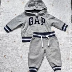 GAP フード付きトレーナー・パーカー 6-12ヶ月　セットアップ