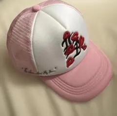 ラロパピンク メッシュキャップ