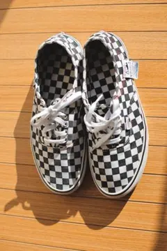 VANS チェッカーボード スニーカー　28cm