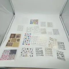 カラフル ステッカーセット 花 キャラクター 即購入⭕️ 早い者勝ち ハンドメイド