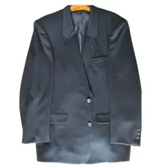 新品未使用AGDAT ダークブルー ビジネスシングルジャケットLarge