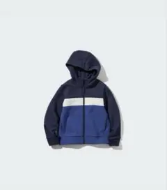 ユニクロ　ドライスウェットフルジップパーカー　160