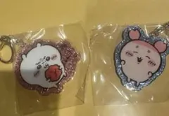 ちいかわ ラメアクリルキーホルダー5 ちいかわ 梅干し 古本屋2点セット
