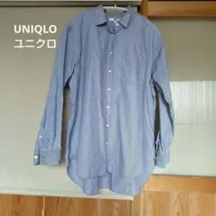 ユニクロ　UNIQLO　エクストラファインコットン　オーバーサイズシャツ　L