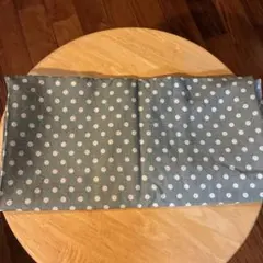 綿生地 グリーンドット柄