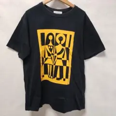 レア!! OLDユニクロ alexander girard 黒 半袖Tシャツ L