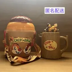 チップとデール　ポップコーンバケット　スーベニアカップ　コップ　ディズニーランド