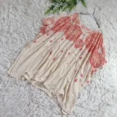 TITICACA ペイズリー柄チュニック ベージュ F 春夏のサムネイル