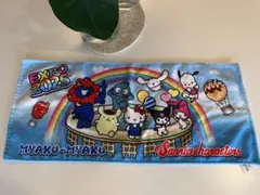 サンリオコラボ　ミャクミャク　フェイスタオル　美品