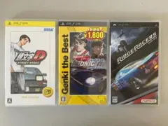 PSP ソフト　頭文字D, 湾岸ミッドナイト, リッジレーサーズ