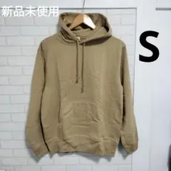 新品未使用 プルオーバーパーカー サンドベージュ サイズS 5214-01