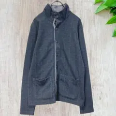 ☆TK MIXPICE メンズ (M) カットソー カーディガン グレー