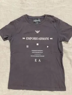 EMPORIO ARMANI ブラック Tシャツ 6A 118cm