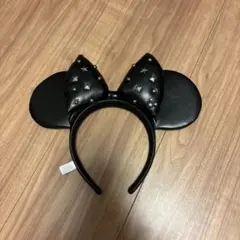 ミッキー耳スタッズ付きカチューシャ