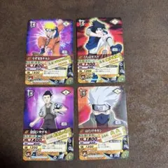 NARUTOカードゲーム 4枚セット バンダイ 2003年 - メルカリ