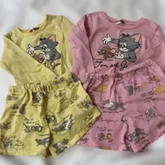 トムとジェリー ベビーパジャマセット 90-100cm