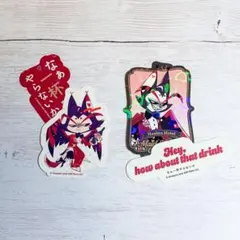 ハズビンホテル ハスク ステッカー 2種セット アニメイトカフェ