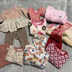 ベビー服　ロンパース　パジャマ　スリーパー　ベスト　80cm 11点まとめ売り