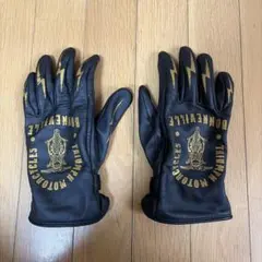 スカルフライト 3シーズン対応撥水加工オールレザーグローブ XL - メルカリ