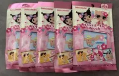 セリア サンリオ 日焼けシリーズ フラットポーチ 5個 まとめ売りのサムネイル