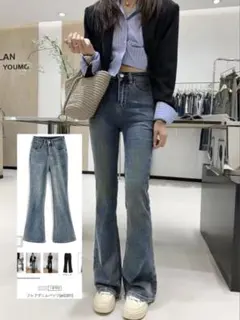 GRL フレアデニムパンツ at2201