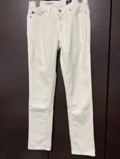 ADRIANO GOLDSCHMIEDパンツ ホワイト コーデュロイ