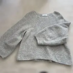 SLOBE IENA グレー 長袖ニット