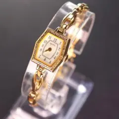 【稼働品】agete ヘキサゴンフェイス　SILVER刻印有　電池交換済のサムネイル