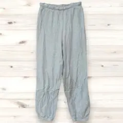 オールドネイビー スウェットパンツ リブ 霜降り M 灰 綿 ルームウェア