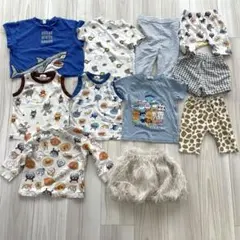 サイズ90センチ　男の子　保育園11着セット　春・夏・秋　アンパンマン