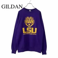 ○F117【US輸入】GILDAN スウェットシャツ ブルー系men