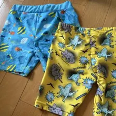 男の子用水着セット（青・黄）