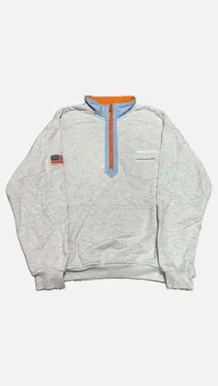 XLARGE ハーフジップ Lサイズ グレー