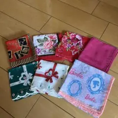 ブランド　ハンカチ７枚セット