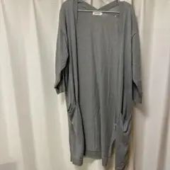 レプシィム　薄手グレーカーディガン