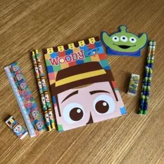トイストーリー ウッディ リトルグリーンメン 文房具 セット ディズニー 鉛筆
